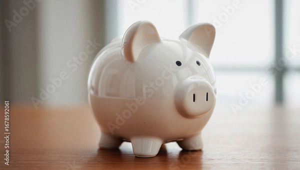 Obraz Financial Growth and Investment Concept with Money, Currency Notes and Business Planning