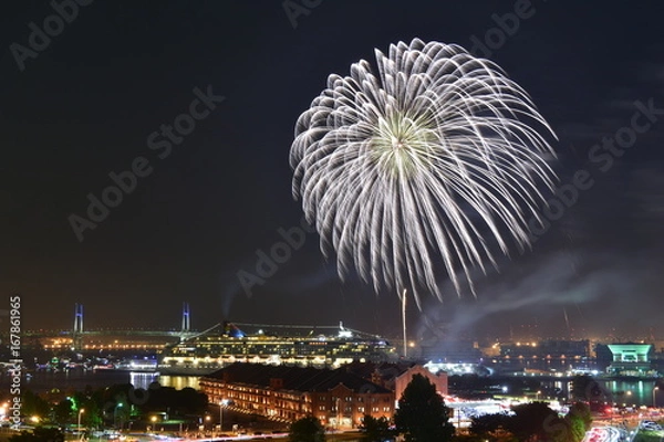 Obraz 横浜の花火大会