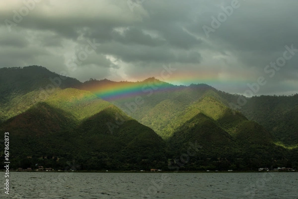 Fototapeta Rainbow, mountain
