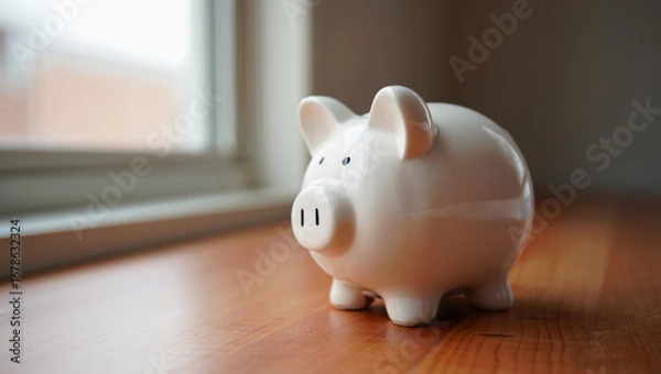 Obraz Financial Growth and Investment Concept with Money, Currency Notes and Business Planning