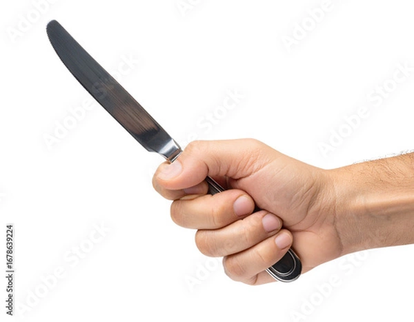 Fototapeta knife in hand