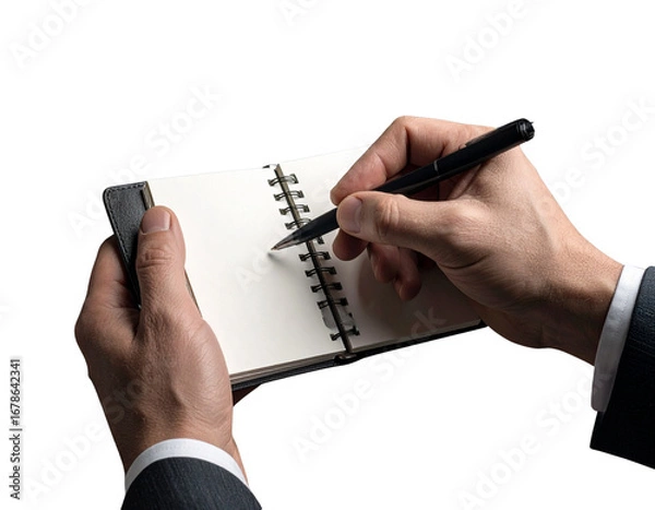 Fototapeta hand with pen