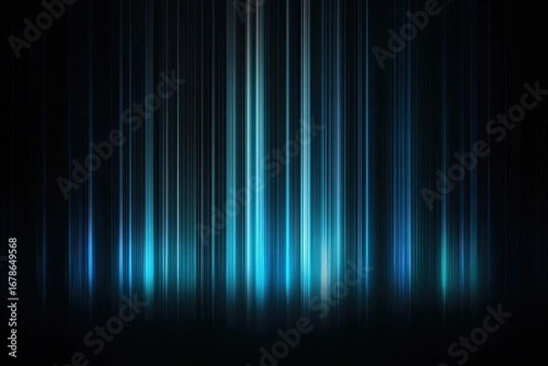 Obraz Abstract vertical light streaks on dark background