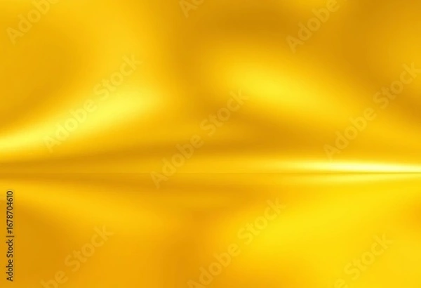 Fototapeta Smooth gold metallic surface reflecting minimalist background,  clean,  surface