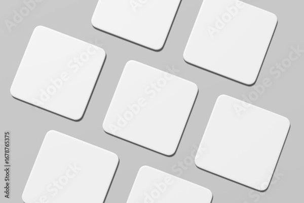 Obraz Coaster Blank Mockup