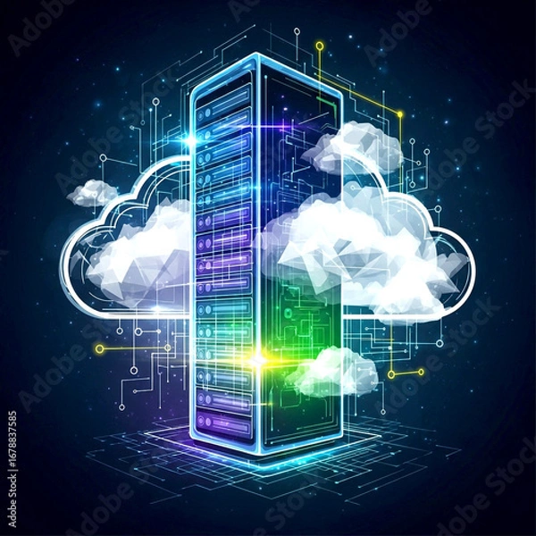 Obraz Cloud Server Data Center