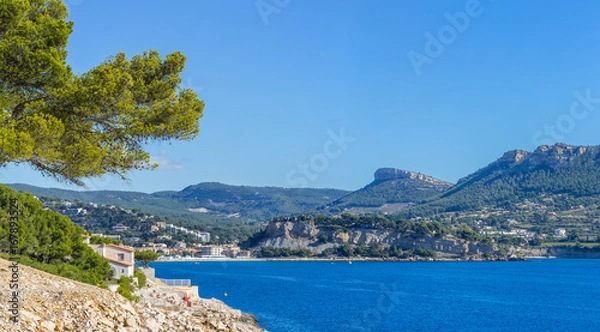 Obraz  Baie de Cassis et Cap Canaille 