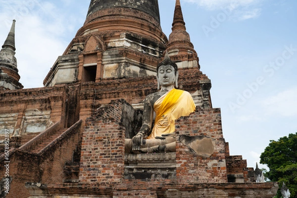 Obraz ワットヤイチャイモンコン・アユタヤ・タイ