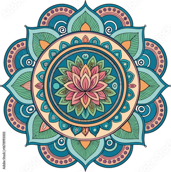 Fototapeta Creative Mandala design