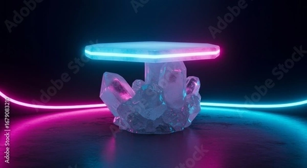 Fototapeta A gem like side table