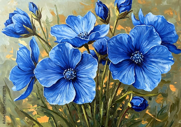 Fototapeta blue iris flower