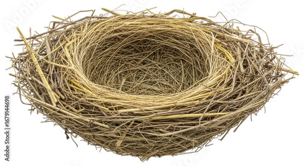 Fototapeta Isolated Bird Nest