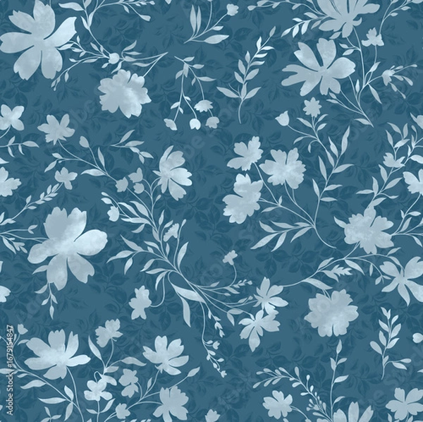 Obraz A beautiful Digital 3d Flower design handmade artwork with Design for fashion ,fabric, textile, wallpaper, cover, web  and all prints