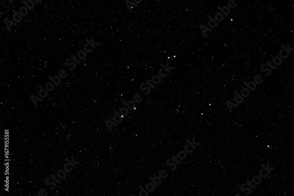 Fototapeta Starfield in the constellation Cygnus