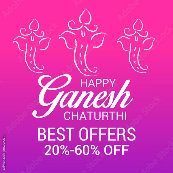 Fototapeta Ganesh Chaturthi.