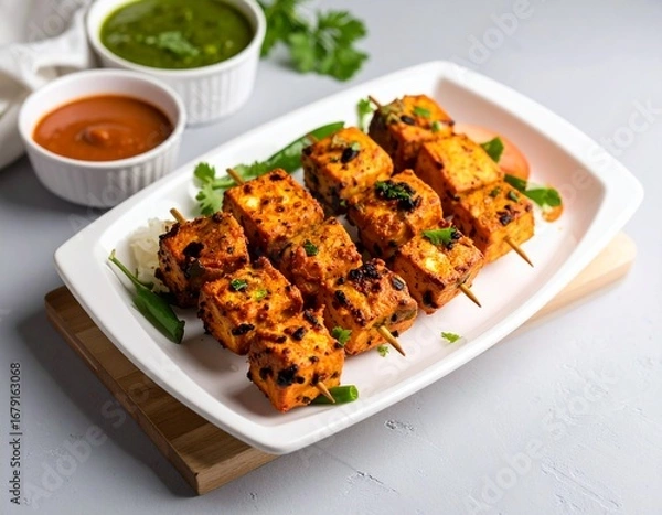 Obraz Paneer tikka