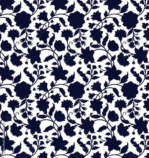 Fototapeta A beautiful Digital 3d Flower design handmade artwork with Design for fashion ,fabric, textile, wallpaper, cover, web  and all prints