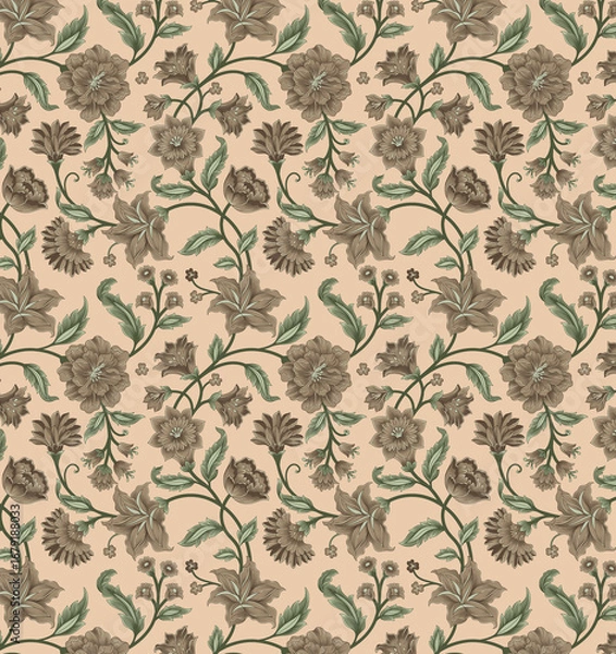 Obraz A beautiful Digital 3d Flower design handmade artwork with Design for fashion ,fabric, textile, wallpaper, cover, web  and all prints