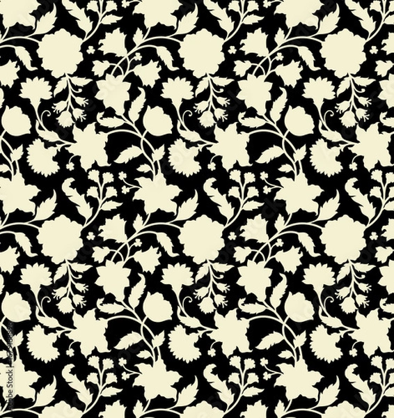 Fototapeta A beautiful Digital 3d Flower design handmade artwork with Design for fashion ,fabric, textile, wallpaper, cover, web  and all prints