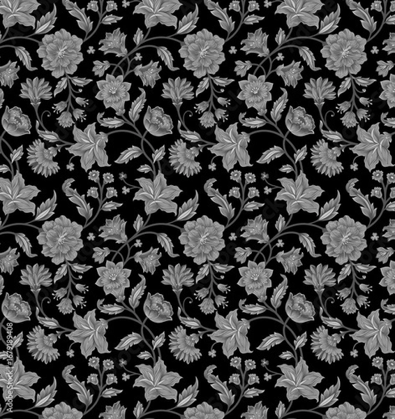 Obraz A beautiful Digital 3d Flower design handmade artwork with Design for fashion ,fabric, textile, wallpaper, cover, web  and all prints