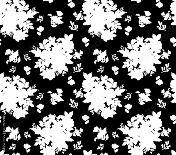 Fototapeta A beautiful Digital 3d Flower design handmade artwork with Design for fashion ,fabric, textile, wallpaper, cover, web  and all prints