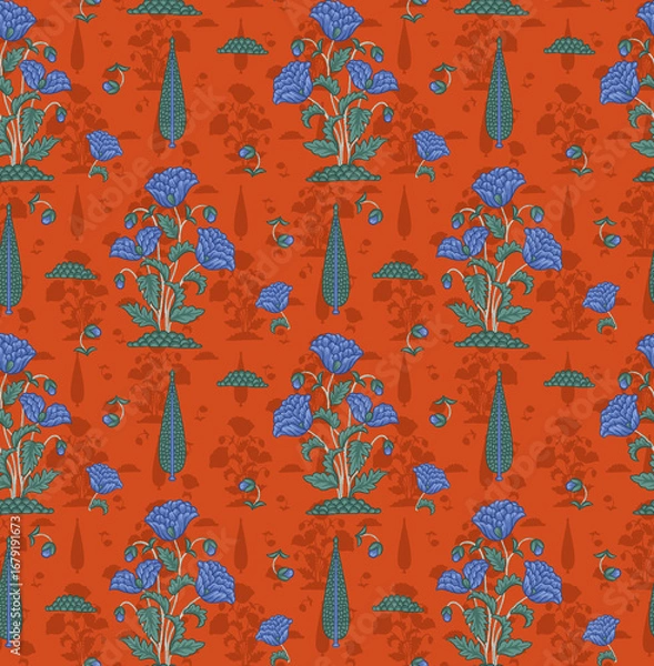 Obraz A beautiful Digital 3d Flower design handmade artwork with Design for fashion ,fabric, textile, wallpaper, cover, web  and all prints