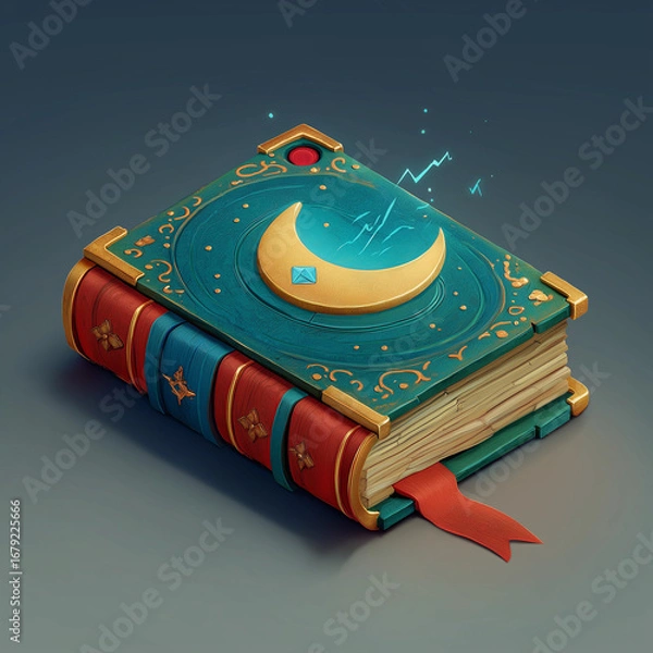 Fototapeta Graphic element isolation background for your design asset, game asset, video game, mobile game, web asset Illustration