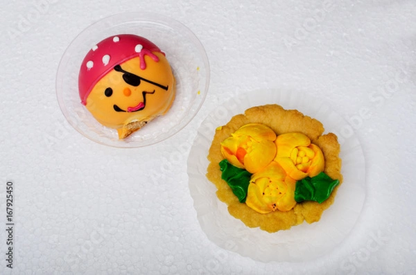 Fototapeta вкусные пирожные