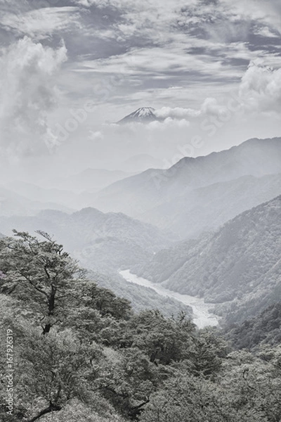 Obraz 雲間に覗いた絶景