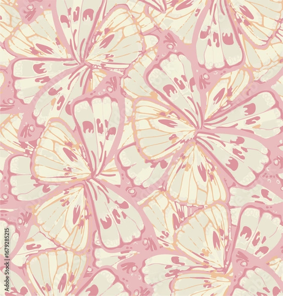 Fototapeta Big flowers pattern, upscale floral pattern. graphical textures floral, trendy colors pattern , flowers background with leaves. vector illustration