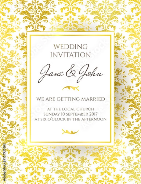 Obraz Wedding invitation