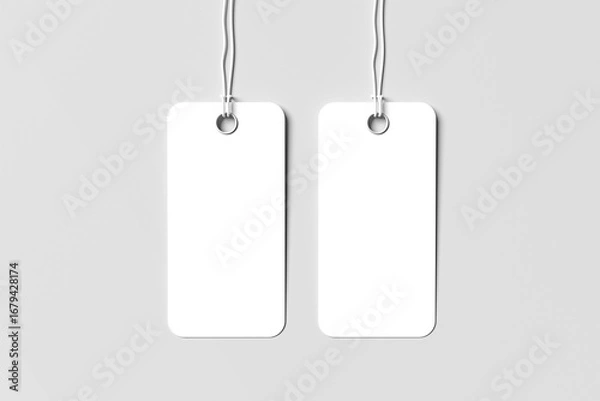 Fototapeta Label Tag Mockup