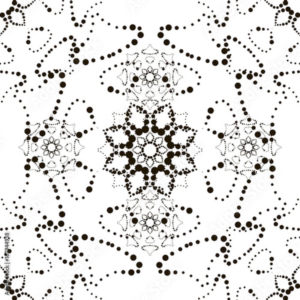 Fototapeta Vector seamless ornamental pattern 1
