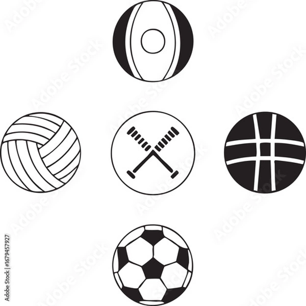 Fototapeta Abstract geometric shapes with vibrant color gradients and silhouette elements