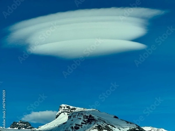 Obraz Lenticular clouds