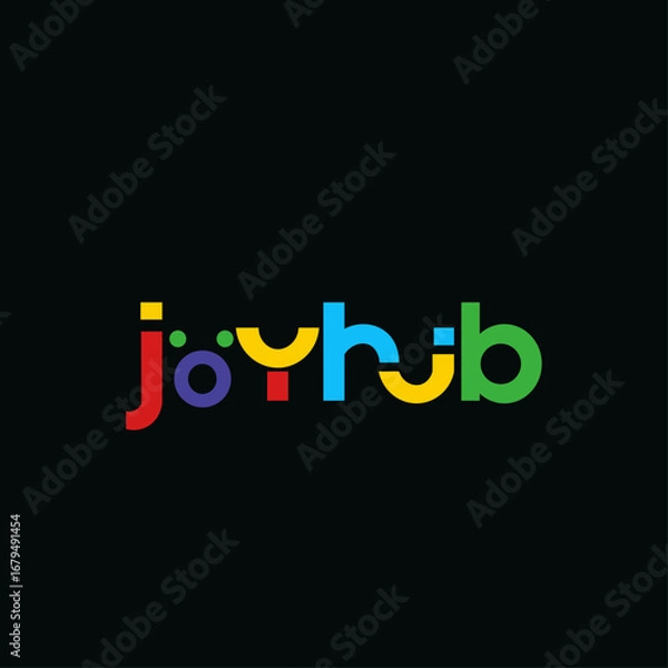 Obraz Joy Hub Modern Creative Logo Design