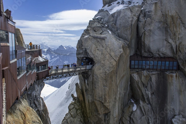 Obraz Viewpoints on Aiguille du Midi