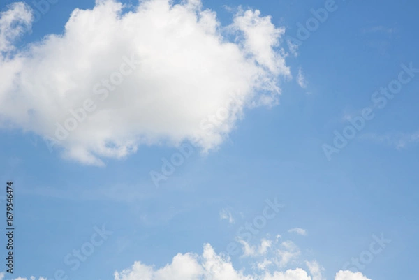 Obraz Blue sky with clouds nature background