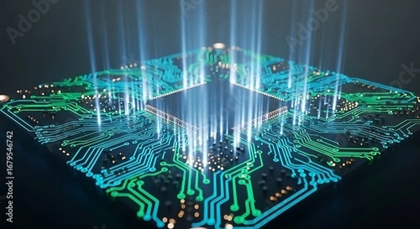 Obraz Advanced Circuit Board Technology.