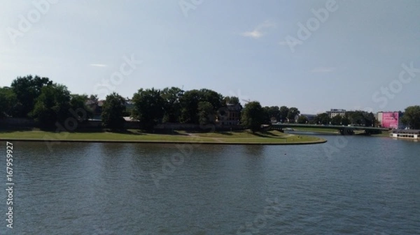 Obraz Las nad rzeką