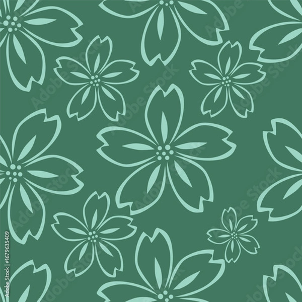 Obraz seamless floral pattern