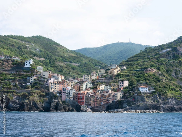 Fototapeta Küstenstadt in Italien
