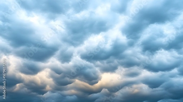Fototapeta Dramatic Storm Clouds Sky Background Texture Image