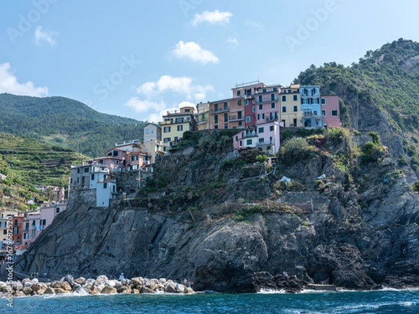 Fototapeta Küstenstadt in Italien