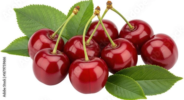 Fototapeta Isolated Cherries