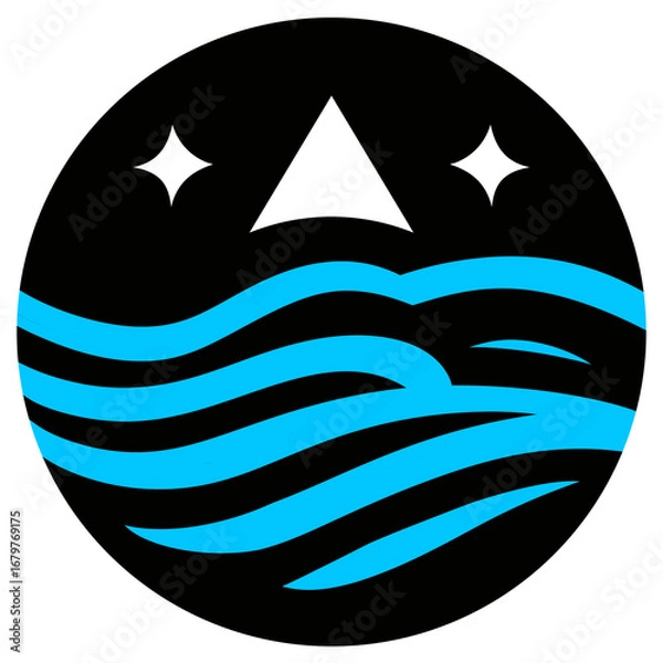 Obraz the sun sets and rises over the ocean