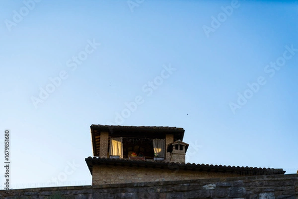Fototapeta roof of the house