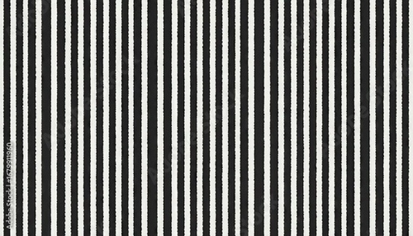 Obraz Seamless Black And White Pinstripe Pattern Texture