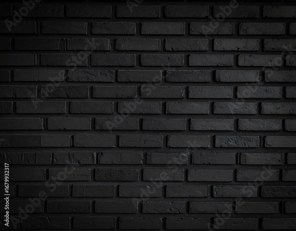 Fototapeta Dark brick wall texture (2)