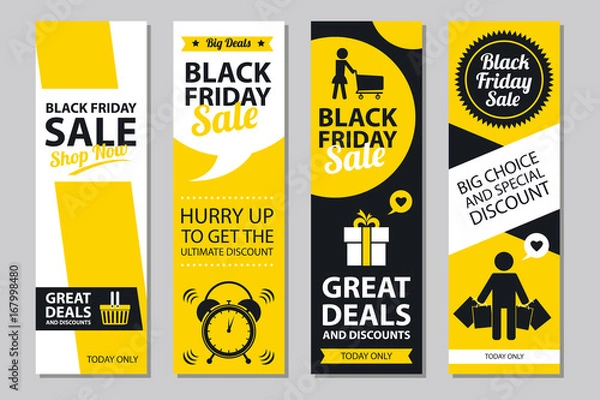 Obraz black friday sale poster sets